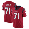 H.Texans #71 Braden Smith Player Red Limited Vapor Untouchable Home Game Odoa Stitched Jerseys