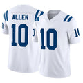 IN.Colts #10 Keenan Allen Player White Limited Vapor F.U.S.E. Home Game Odoa Stitched Jerseys