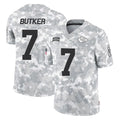 KC.Chiefs #7 Harrison Butker Player Arctic Camo Salute To Service Limited Game Odoa Stitched Jerseys