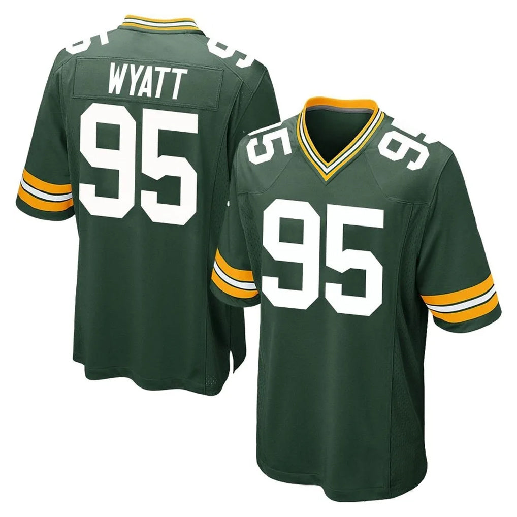 GB.Packers #95 Devonte Wyatt Player Green Home Game Odoa Stitched Jerseys
