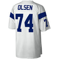 Odoa LA.Rams #74 Merlin Olsen Mitchell & Ness White Legacy Replica Jersey