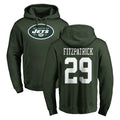 NY.Jets #29 Minkah Fitzpatrick Player Green LOGO Pullover Hoodies Limited Game Odoa Stitched Jerseys