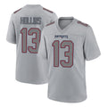 NE.Patriots #13 Mack Hollins Player Gray Fashion Limited Home Game Odoa Stitched Jerseys