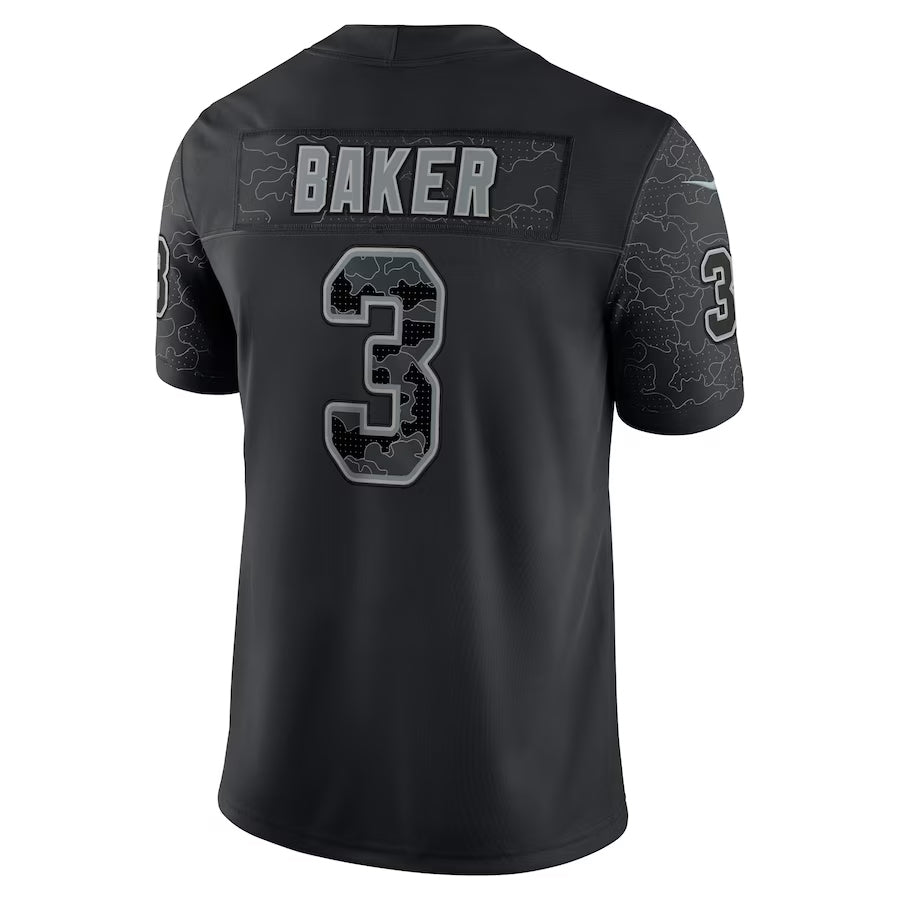 A.Cardinals #3 Budda Baker Player Black RFLCTV Limited Odoa Stitched Jerseys
