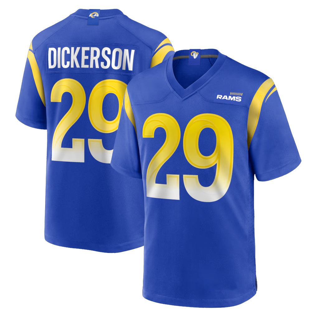 LA.Rams #29 Eric Dickerson Player Royal Home Game Odoa Stitched Jerseys