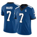 IN.Colts #7 Charvarius Ward Sr. Player Royal Limited Indiana Nights Alternate Vapor F.U.S.E. Home Game Odoa Stitched Jerseys