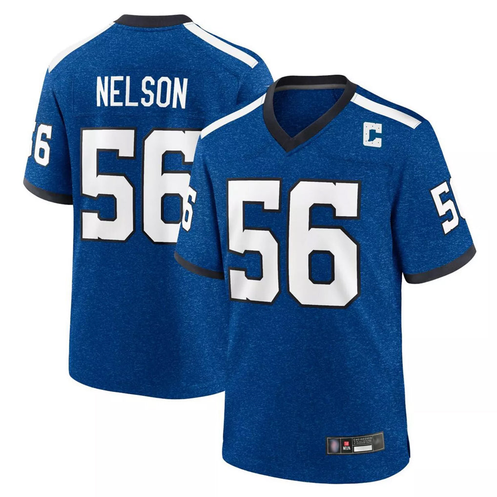 IN.Colts #56 Quenton Nelson Player Royal Alternate Indiana Nights Home Game Odoa Stitched Jerseys