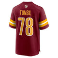 Odoa W.Commanders #78 Laremy Tunsil Burgundy Team Game Jersey