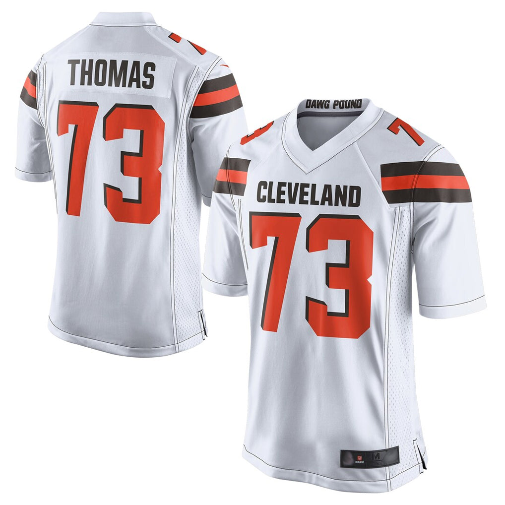 C.Browns #73 Joe Thomas Player White Limited Home Game Odoa Stitched Jerseys