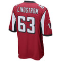 A.Falcons #63 Chris Lindstrom Player Red Replica Game Odoa Stitched Jerseys