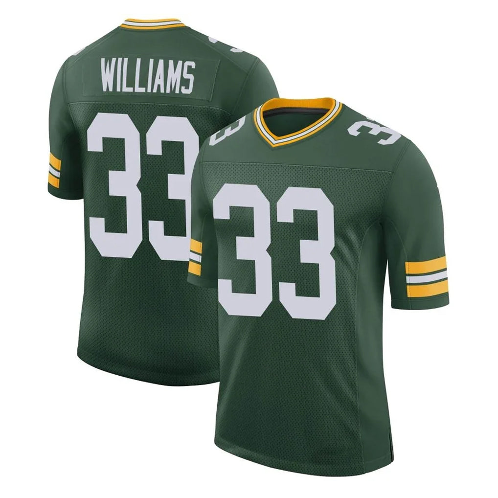 GB.Packers #33 Evan Williams Player Green Limited Classic Home Game Odoa Stitched Jerseys