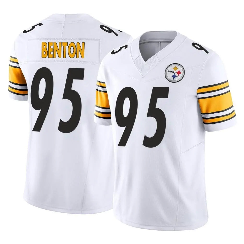P.Steelers #95 Keeanu Benton Player White Limited Vapor F.U.S.E. Home Game Odoa Stitched Jerseys
