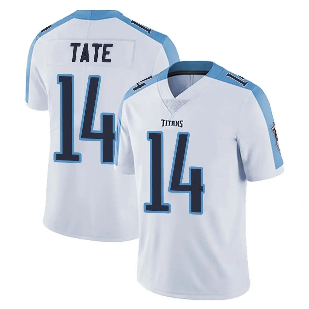 T.Titans #14 Carnell Tate Player White Limited Vapor Untouchable Home Game Odoa Stitched Jerseys