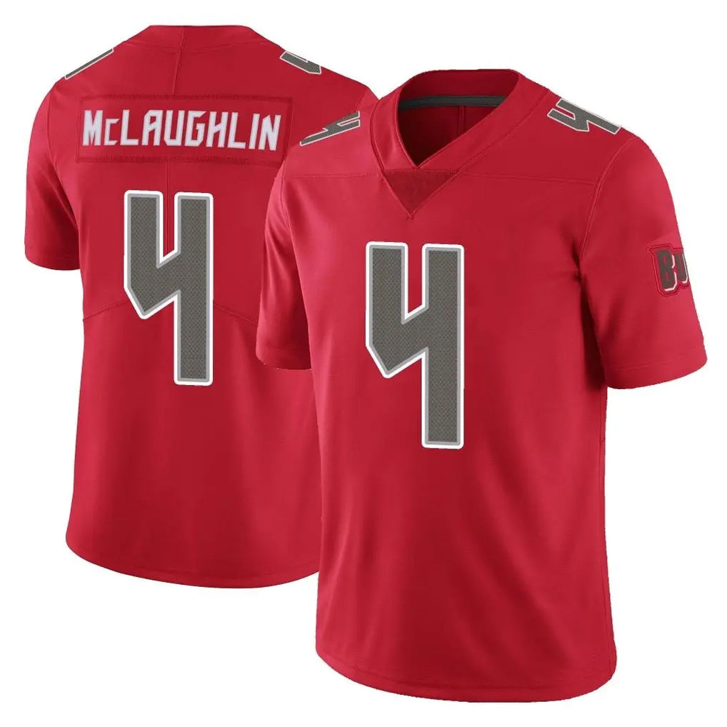 TB.Buccaneers #4 Chase McLaughlin Player Red Limited Color Rush Home Game Odoa Stitched Jerseys