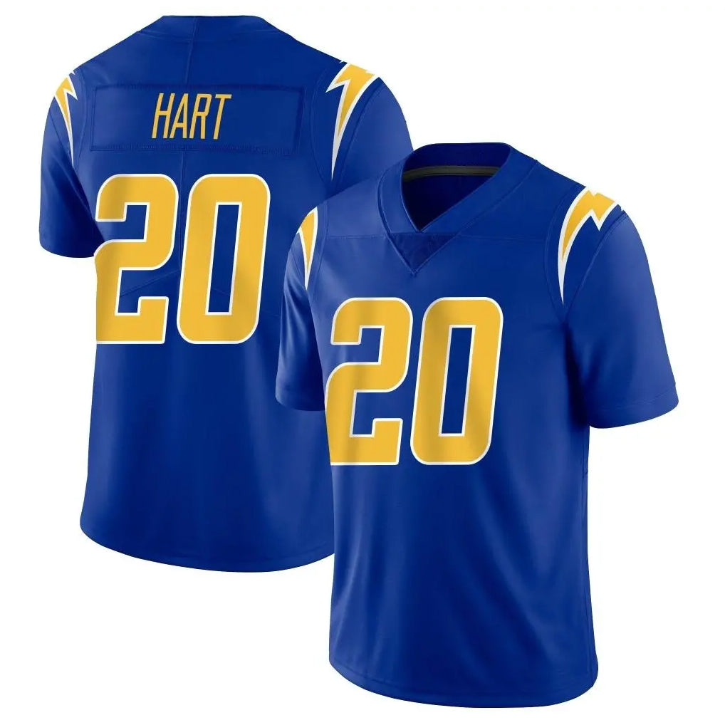 LA.Chargers #20 Cam Hart Player Royal Limited Vapor Home Game Odoa Stitched Jerseys