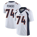 D.Broncos #74 Ben Powers Player White Vapor Untouchable Limited Home Game Odoa Stitched Jerseys