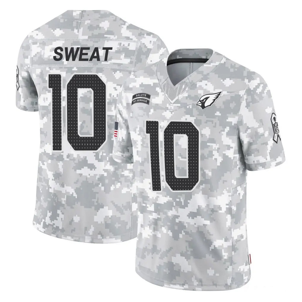 A.Cardinals #10 Josh Sweat Player Arctic Camo Limited Salute To Service Home Game Odoa Stitched Jerseys