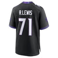 B.Ravens #71 Olaivavega Ioane Player Black Home Game Odoa Stitched Jerseys