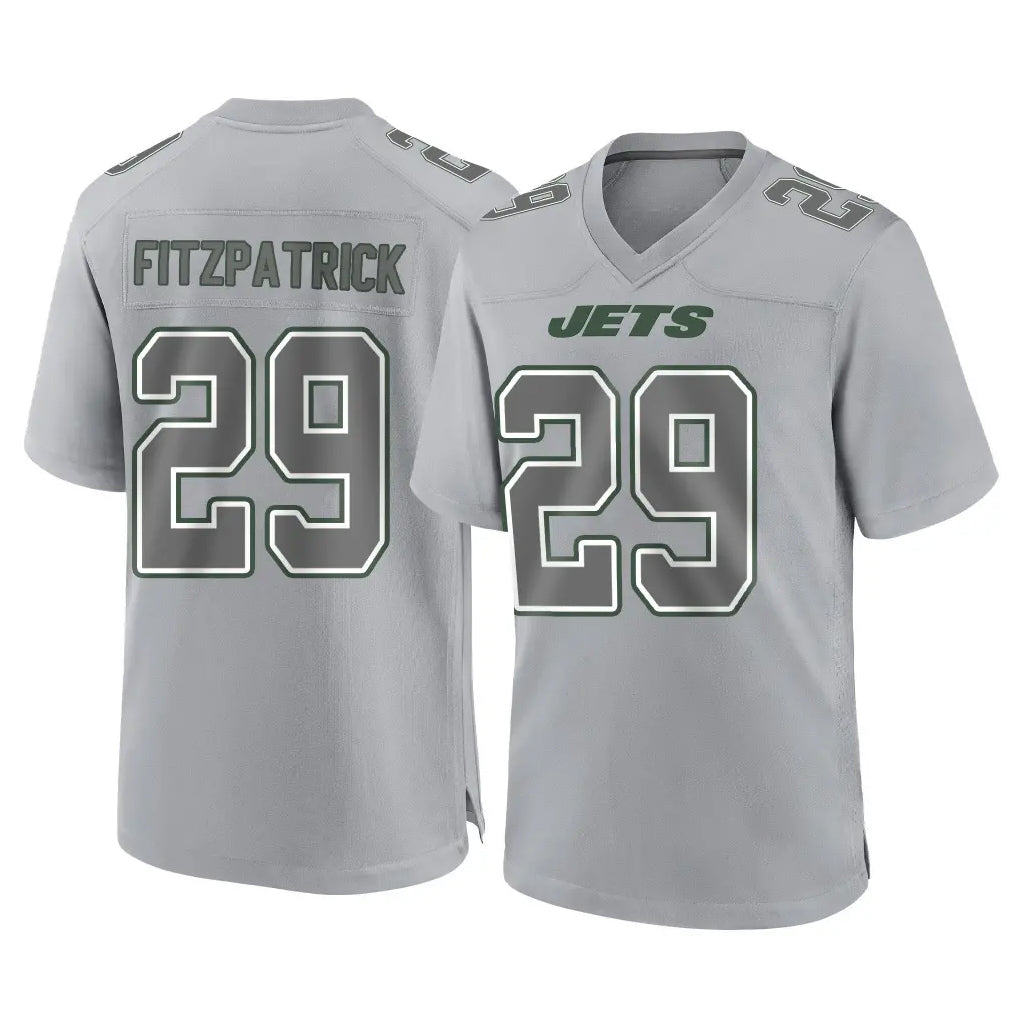 NY.Jets #29 Minkah Fitzpatrick Player Gray Limited Atmosphere Fashion Home Game Odoa Stitched Jerseys