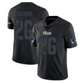 NE.Patriots #26 Hassan Haskins Player Black Impact LImited Home Game Odoa Stitched Jerseys
