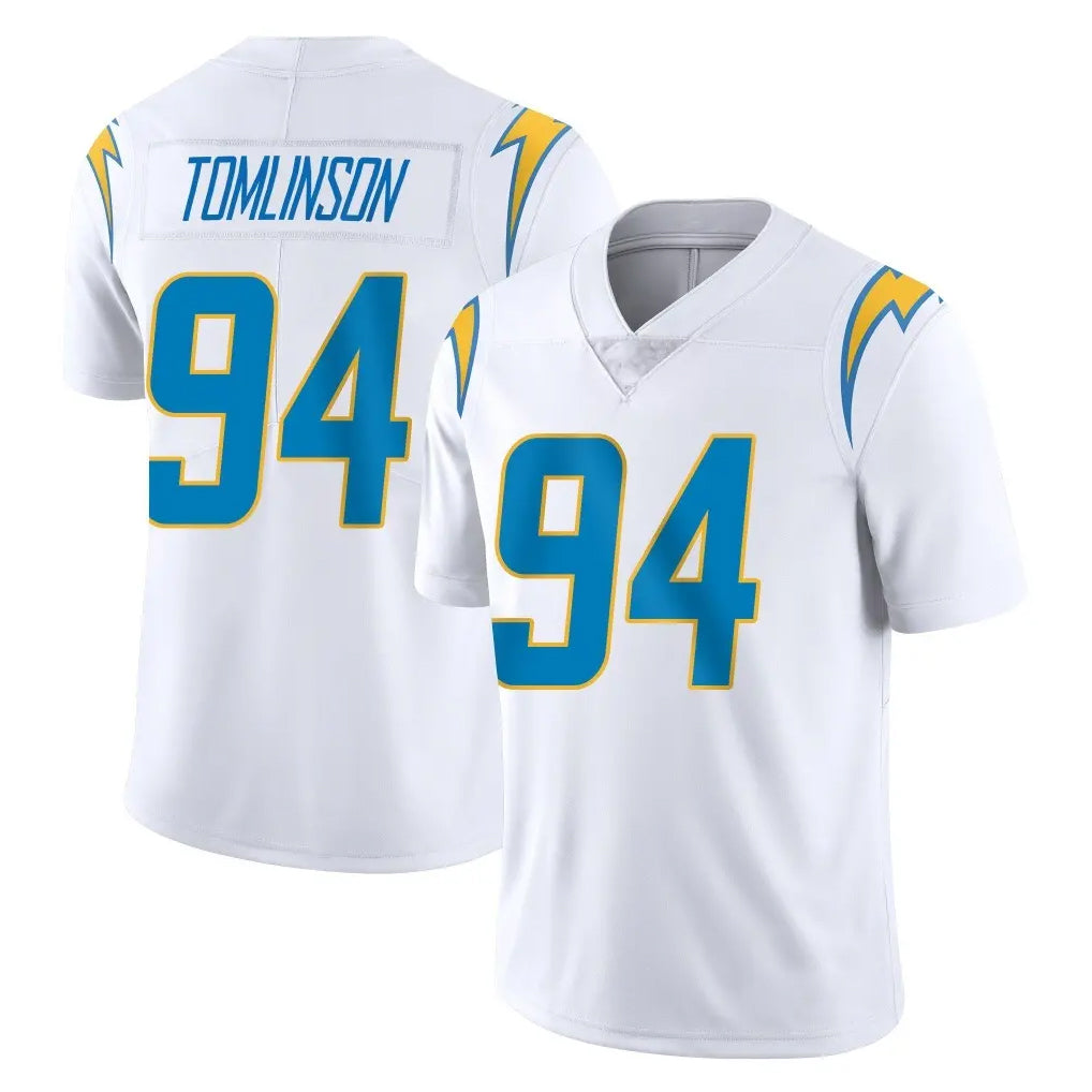 LA.Chargers #94 Dalvin Tomlinson Player White Limited Vapor Untouchable Home Game Odoa Stitched Jerseys