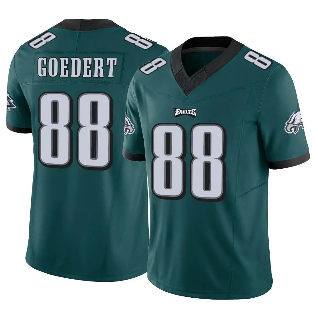 P.Eagles #88 Dallas Goedert Player Team Color Green Limited Vapor F.U.S.E. Home Game Odoa Stitched Jerseys