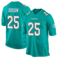 M.Dolphins #25 Tyrel Dodson Player Aqua Team Color Home Game Odoa Stitched Jerseys
