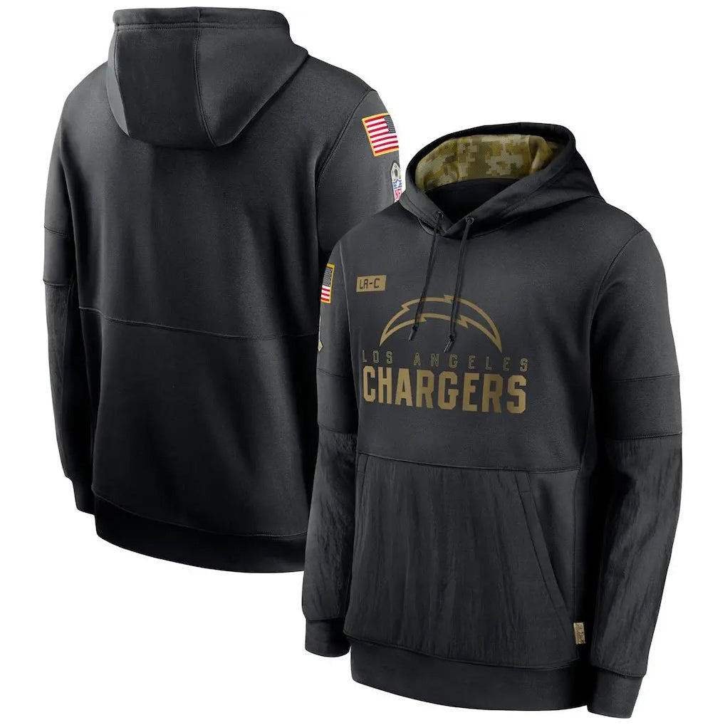 LA.Chargers ## Chargers Blank Player Black Salute to Service Hoodies Limited Game Odoa Stitched Jerseys