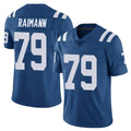 IN.Colts #79 Bernhard Raimann Player Royal Limited Vapor Untouchable Home Game Odoa Stitched Jerseys