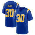 LA.Chargers #30 Alec Ingold Player Royal Home Game Odoa Stitched Jerseys