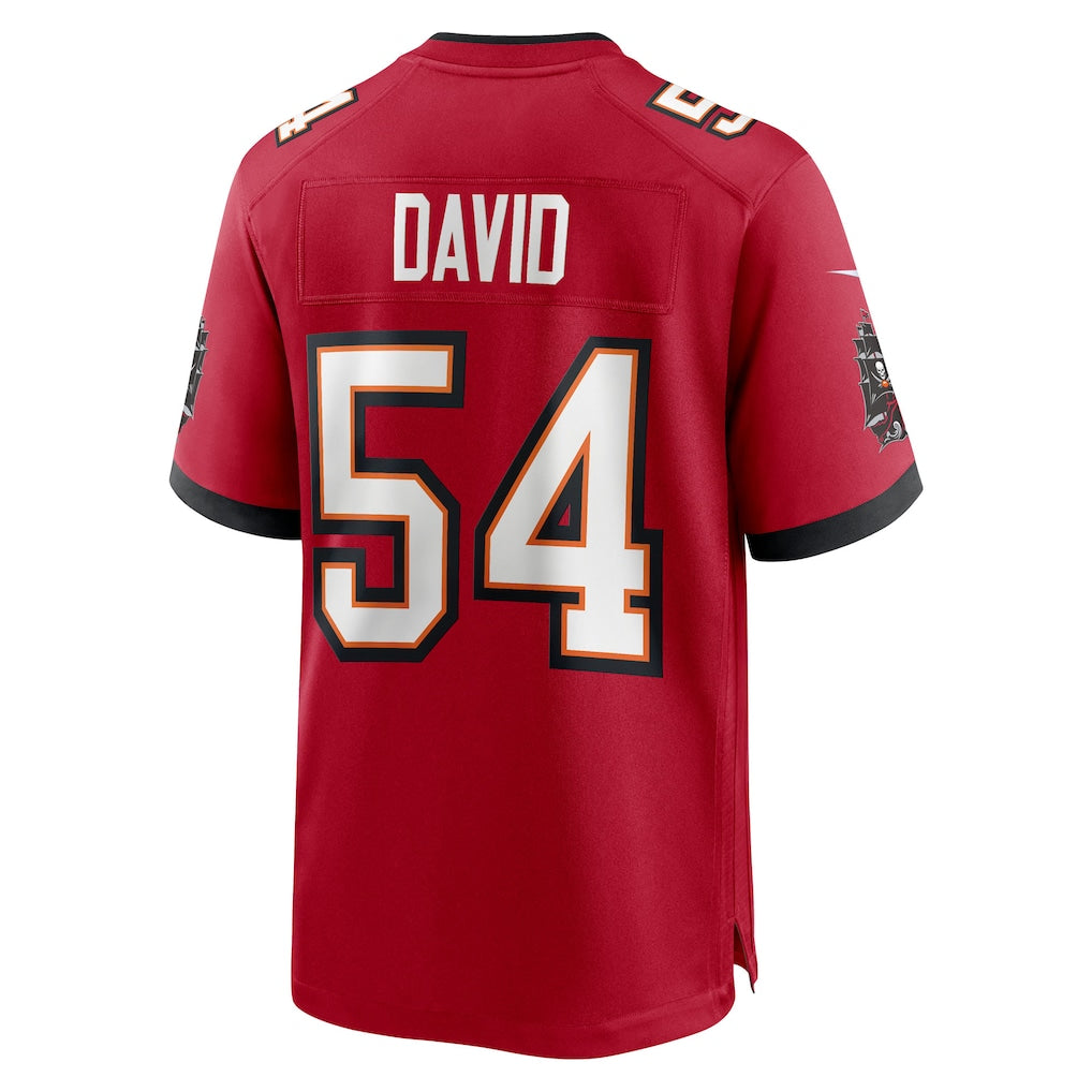 Odoa TB.Buccaneers #54 Lavonte David Red 50th Season Team Game Jersey