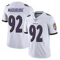 B.Ravens #92 Nnamdi Madubuike Player White Vapor F.U.S.E. Limited Odoa Stitched Jerseys