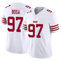 SF.49ers #97 Nick Bosa Player White Limited Vapor F.U.S.E. Home Game Odoa Stitched Jerseys