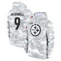 P.Steelers #9 Chris Boswell Player Arctic Camo Limited Salute to Service Pullover Hoodies Game Odoa Stitched Jerseys