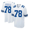 D.Cowboys #78 Terence Steele Player White Home Game Odoa Stitched Jerseys