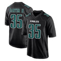 P.Eagles #35 Michael Carter II Player Carbon Black Fashion Home Game Odoa Stitched Jerseys