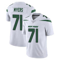 NY.Jets #71 Josh Myers Player White Spotlight Limited Vapor Home Game Odoa Stitched Jerseys