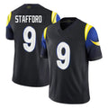 LA.Rams #9 Matthew Stafford Player Black Midnight Rivalries Collection Limited Home Game Odoa Stitched Jerseys