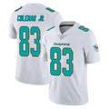 M.Dolphins #83 Kevin Coleman Jr. Player White Limited Vapor Untouchable Home Game Odoa Stitched Jerseys