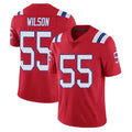 NE.Patriots #55 Jared Wilson Player Red Vapor Untouchable Home Game Odoa Stitched Jerseys