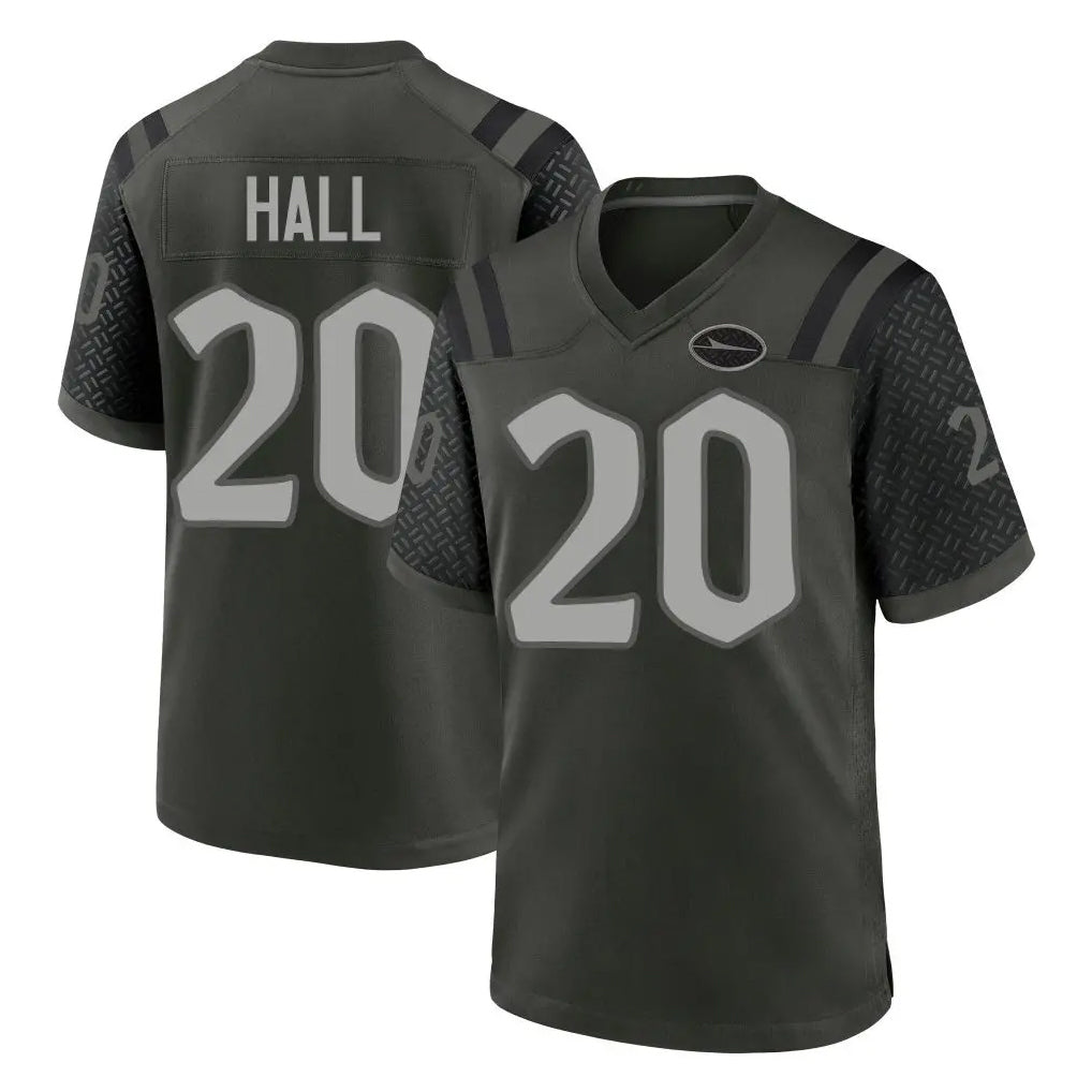 NY.Jets #20 Breece Hall Player Green 2025 Rivalries Collection Home Game Odoa Stitched Jerseys