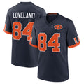 C.Bears #84 Colston Loveland Player Navy 2026 Rivalries Collection Home Game Odoa Stitched Jerseys