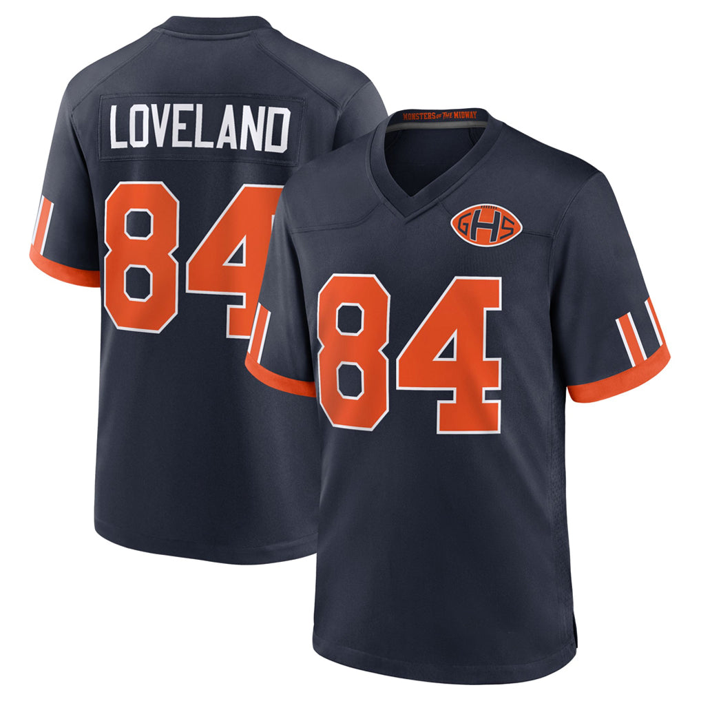 C.Bears #84 Colston Loveland Player Navy 2026 Rivalries Collection Home Game Odoa Stitched Jerseys