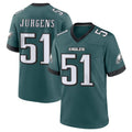 P.Eagles #51 Cam Jurgens Player Green Home Game Odoa Stitched Jerseys