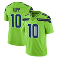S.Seahawks #10 Cooper Kupp Player Green Limited Color Rush Home Game Odoa Stitched Jerseys