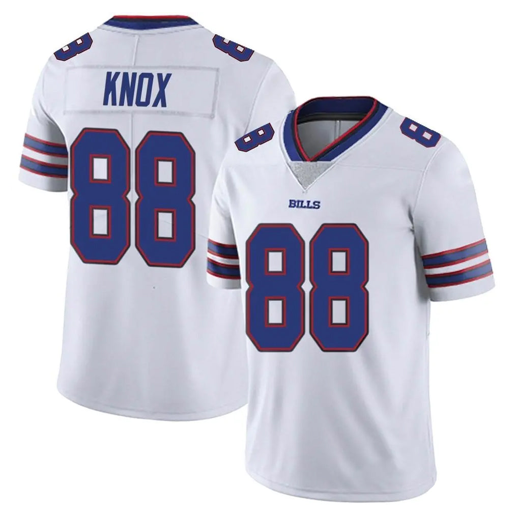 B.Bills #88 Dawson Knox Player White Vapor Untouchable Limited Odoa Stitched Jerseys