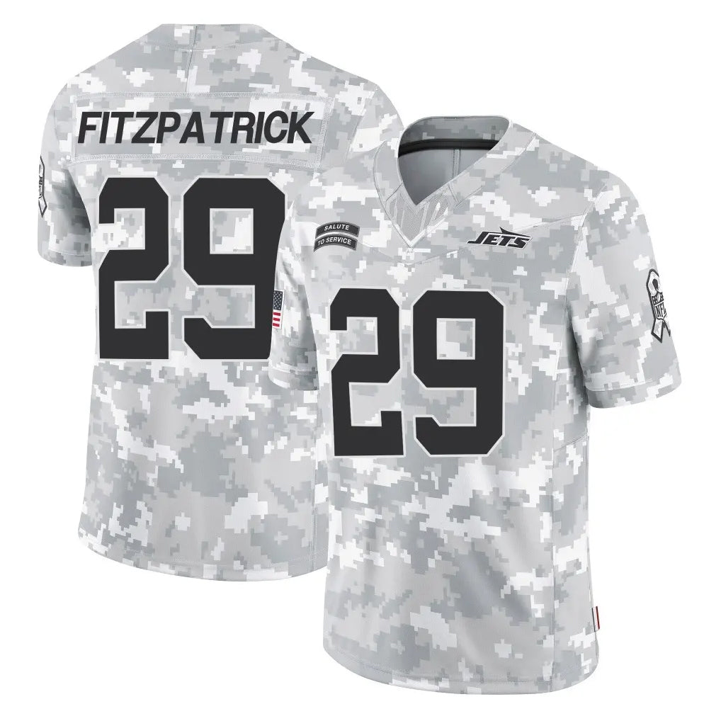 NY.Jets #29 Minkah Fitzpatrick Player Arctic Camo Salute to Service Limited Game Odoa Stitched Jerseys