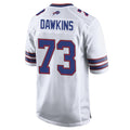 B.Bills #73 Dion Dawkins Player White Home Game Odoa Stitched Jerseys