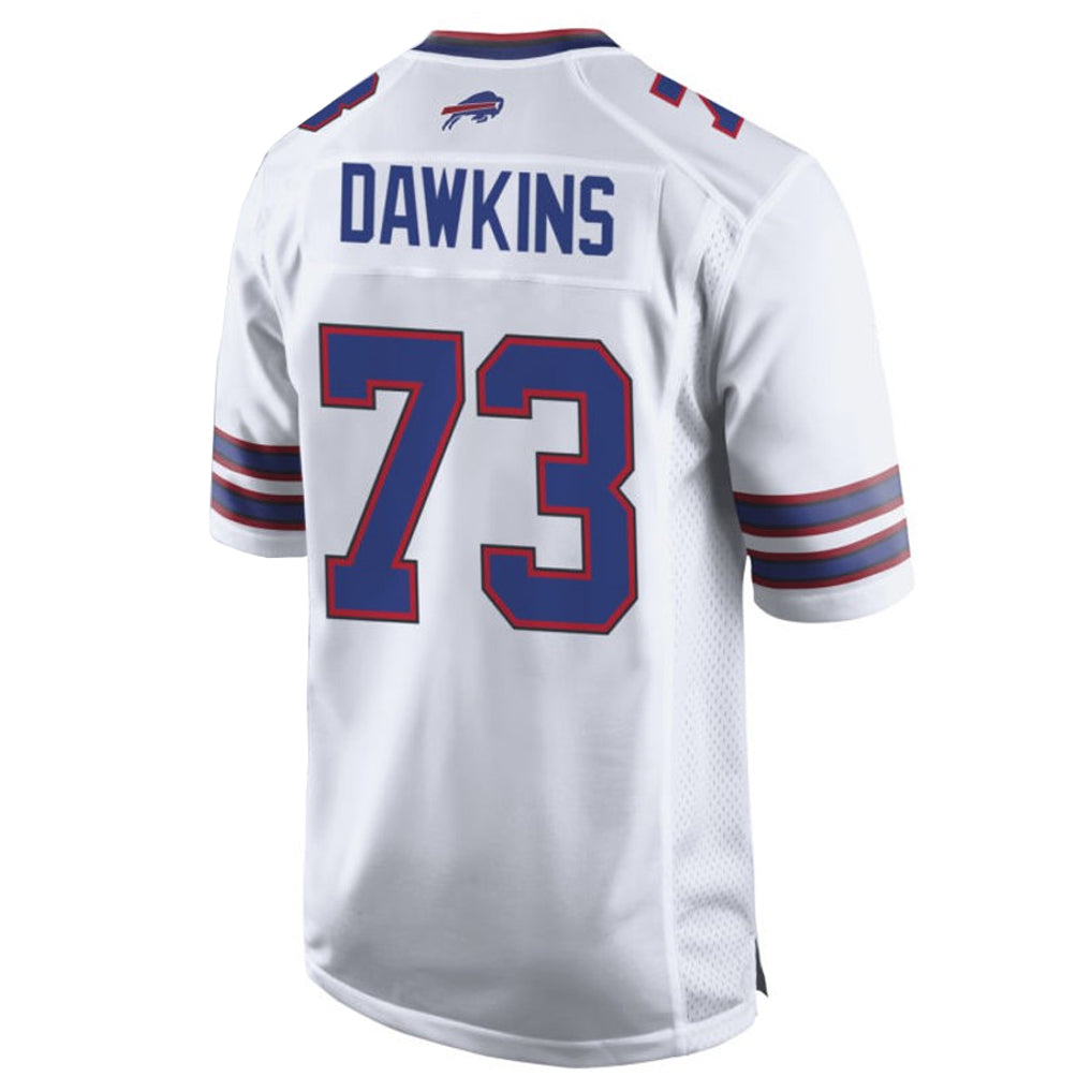 B.Bills #73 Dion Dawkins Player White Home Game Odoa Stitched Jerseys