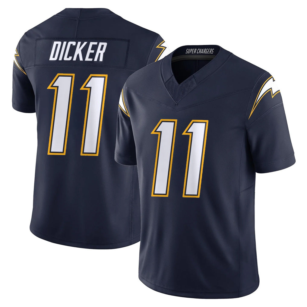 LA.Chargers #11 Cameron Dicker Player Navy Vapor F.U.S.E. Limited Home Game Odoa Stitched Jerseys